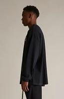 Fear of God Essentials Black Heavy Long Sleeve T-Shirt