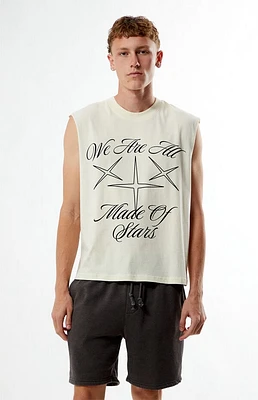 Pacsun Stars Cutoff Muscle T-Shirt