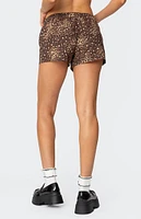 Edikted Leopard Printed Boxer Shorts