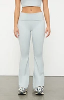PAC 1980 WHISPER Active Fold-Over Waistband Flare Yoga Pants