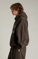 Fear of God Essentials Brown Brushed Yarn Hoodie