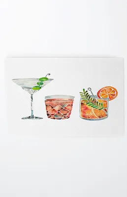 Cocktail Medium Welcome Mat