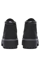 Timberland Women's Black Stone Street Mid Lace-Up Waterproof Boots
