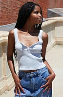 John Galt Light Blue Marisa Tank Top