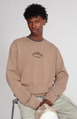 PacSun Los Angeles Embroidery Crew Neck Sweatshirt