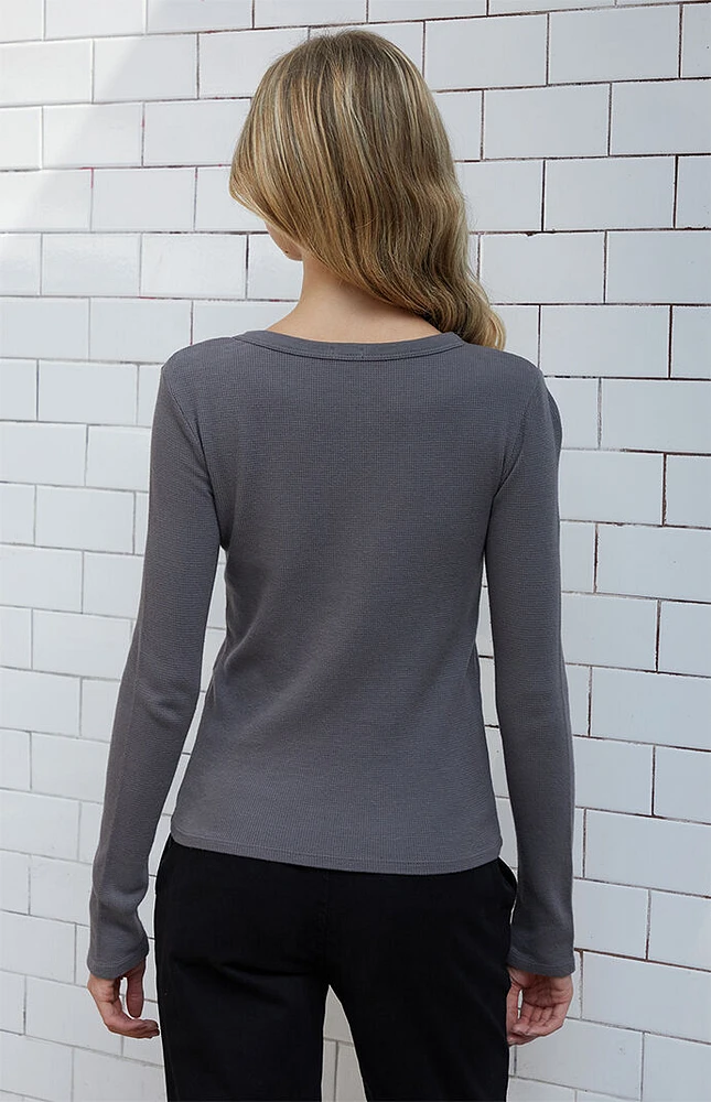 John Galt Tori Basic Long Sleeve Top