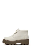 Timberland Women's Natural Stone Street Mid Lace-Up Boots