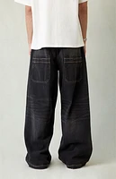 Pacsun Ryder Ultra Baggy Jeans Black Tinted