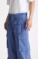 RC Outdoor Supply Blue Cotton Baggy Cargo Pants