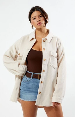 Pacsun Off White Shacket