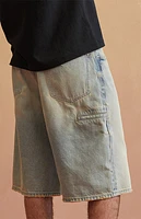 RARE DNM EDIT Light Blue Baggy Denim Shorts