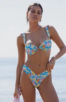 PacSun Eco Floral Katy Underwire Bralette Bikini Top