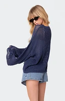 Seeing Stars Oversized Sweater