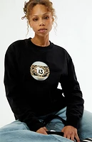 PS / LA Pool Ball Leopard Crew Neck Sweatshirt