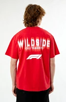 Formula 1 x Wildside Yohji Yamamoto PacSun Red Motion T-Shirt