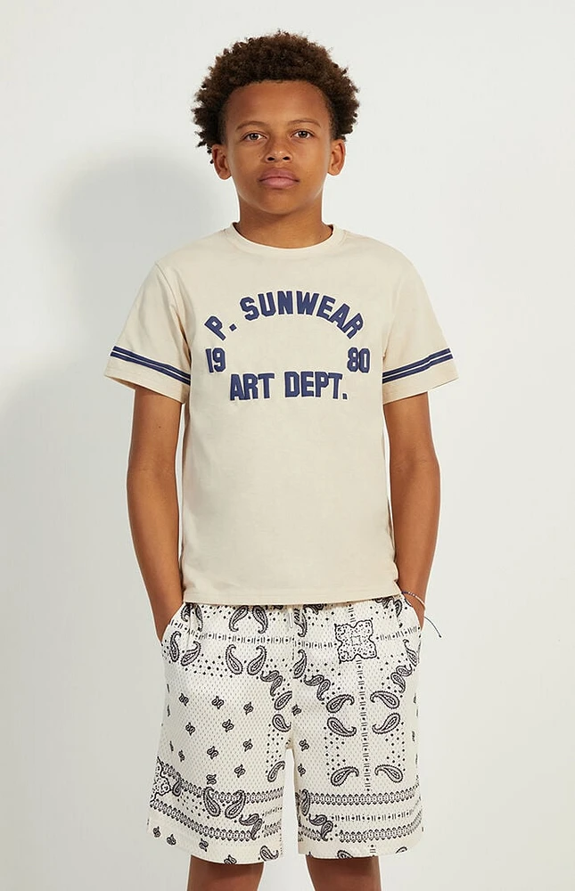 PacSun Kids Bandana Mesh Volley Shorts