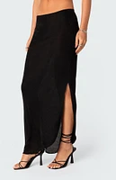 Edikted Milan Slitted Maxi Skirt