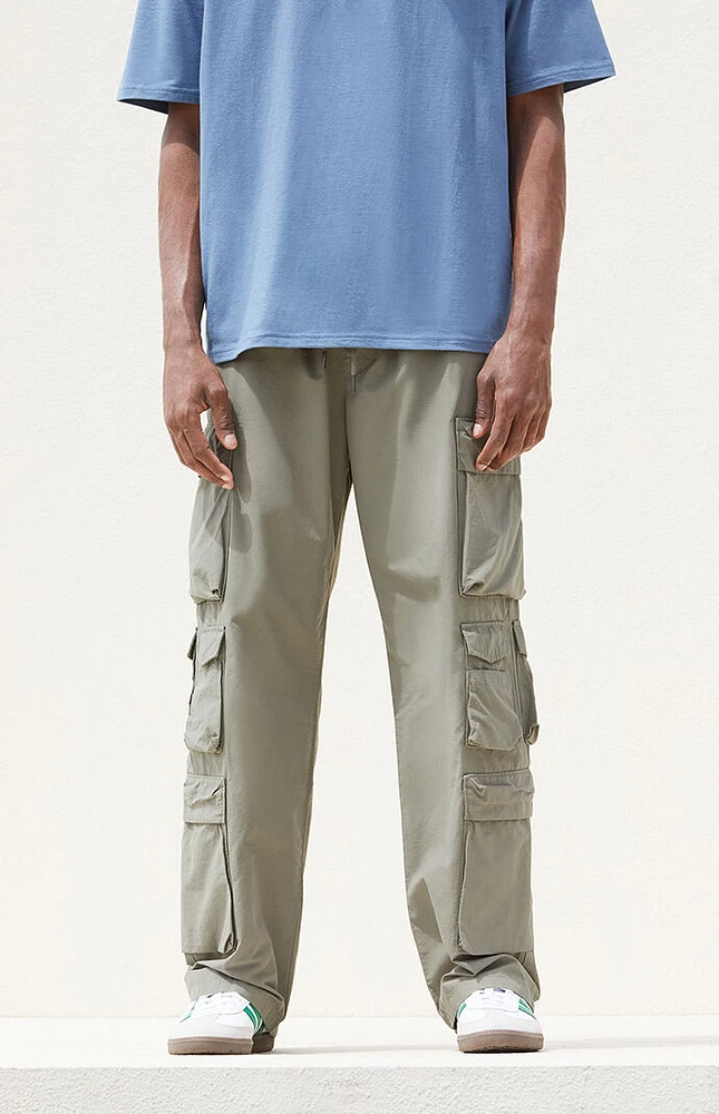 PacSun Dusty Olive Baggy Cargo Pants