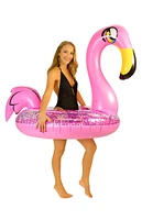 PoolCandy Inflatable 42" Jumbo Glitter Flamingo Pool Tube