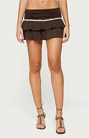 Edikted Katarina Ruffle Mini Skirt