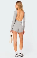 Edikted Nolan Open Back Romper