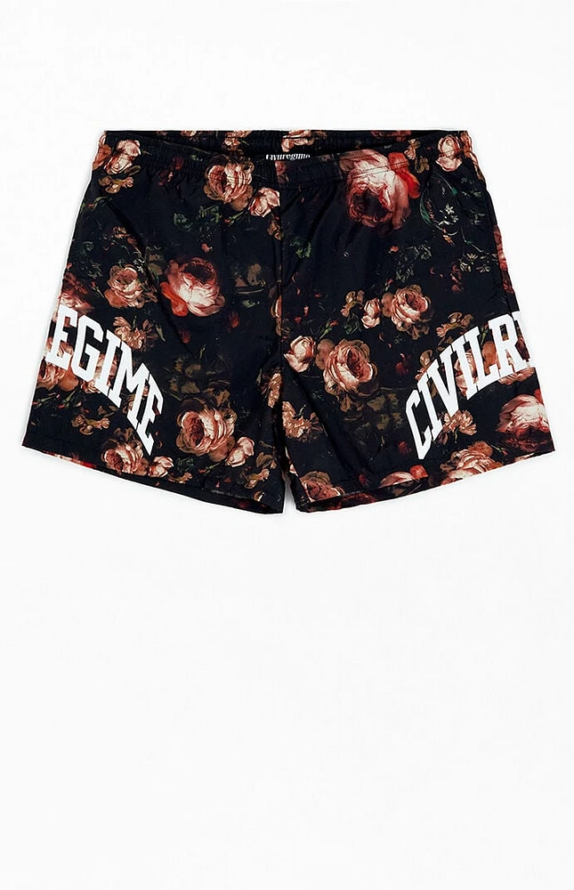 Civil Eternal Roses 6" Swim Trunks