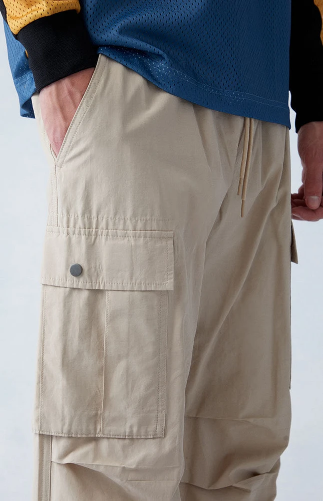 Tan Baggy Cargo Pants