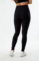 PAC 1980 Active Ribbed Crossover Yoga Pants