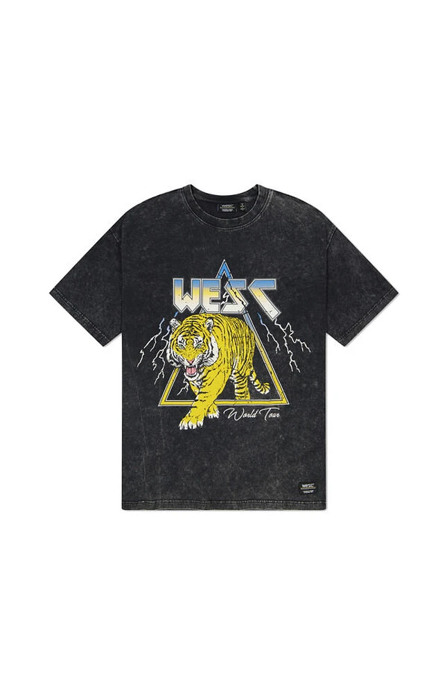 Mason Vintage Tiger Enzyme Washed T-Shirt