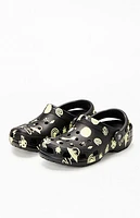 Crocs Kids Classic Glow-In-The-Dark Space Clogs
