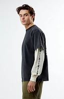 Pacsun Beyond The Door Layered Long Sleeve T-Shirt