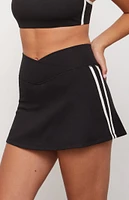 PAC 1980 WHISPER Active Side Stripe Crossover Mini Skort