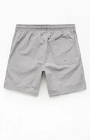 Pacsun Gray Collegiate 6.5" Swim Trunks