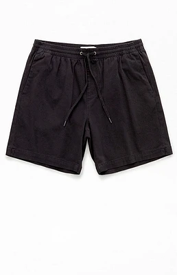 PacSun Black Twill Volley Shorts