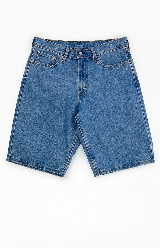 Levi's Medium Indigo 469 Loose Fit Denim Shorts