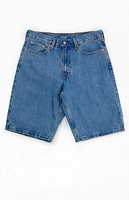 Levi's Medium Indigo 469 Loose Fit Denim Shorts