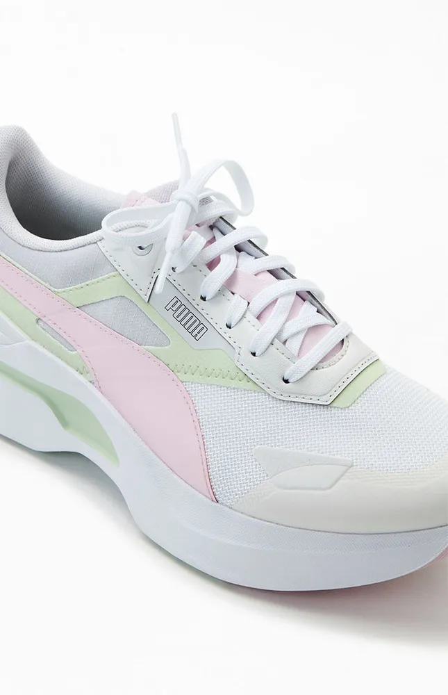 Puma Women's Yellow Kosmo Rider Sneakers