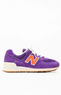 New Balance Women's Purple 574 Sneakers