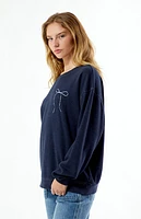 PS / LA Bow Crew Neck Sweatshirt