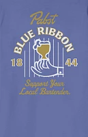 Pabst Blue Ribbon Support Local Bartender T-Shirt