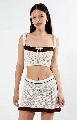 Daisy Street Crochet Crop Top