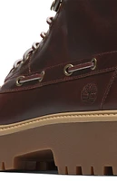Timberland Women's Burgundy Stone Street Mid Lace-Up Boots