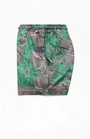 PacSun Woodland Camo AOP 4.5" Swim Trunks