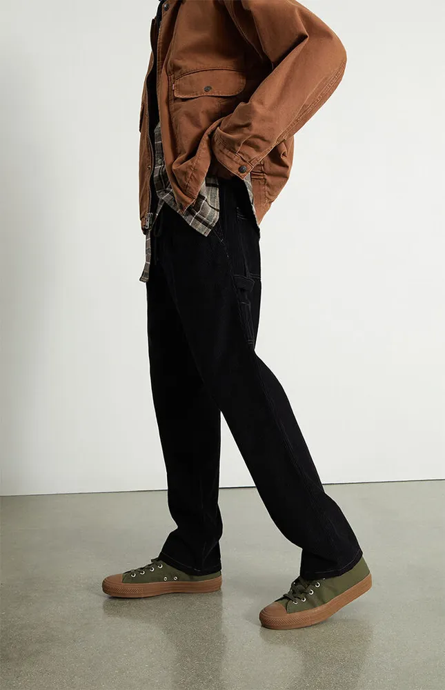 PacSun Eco Black Corduroy Carpenter Pants