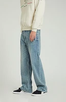 Pacsun Medium Indigo Pieced Baggy Jeans