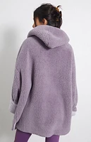 PacSun Two-Tone Open Front Sherpa Jacket