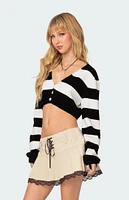 Edikted Sally Cropped Cardigan