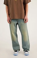 Pacsun Dylan Tinted Baggy Jeans Medium Indigo
