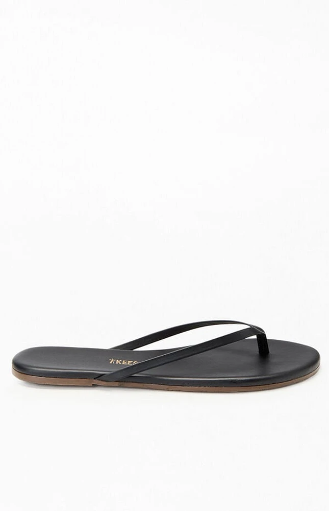 TKEES Women's Black Liners Sandals