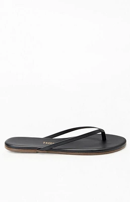 TKEES Women's Black Liners Sandals